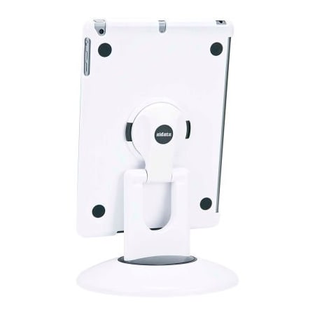 Aidata Aidata ISP103WB SpinStation for iPad Air 1, White Shell with White and Black Base ISP103WB